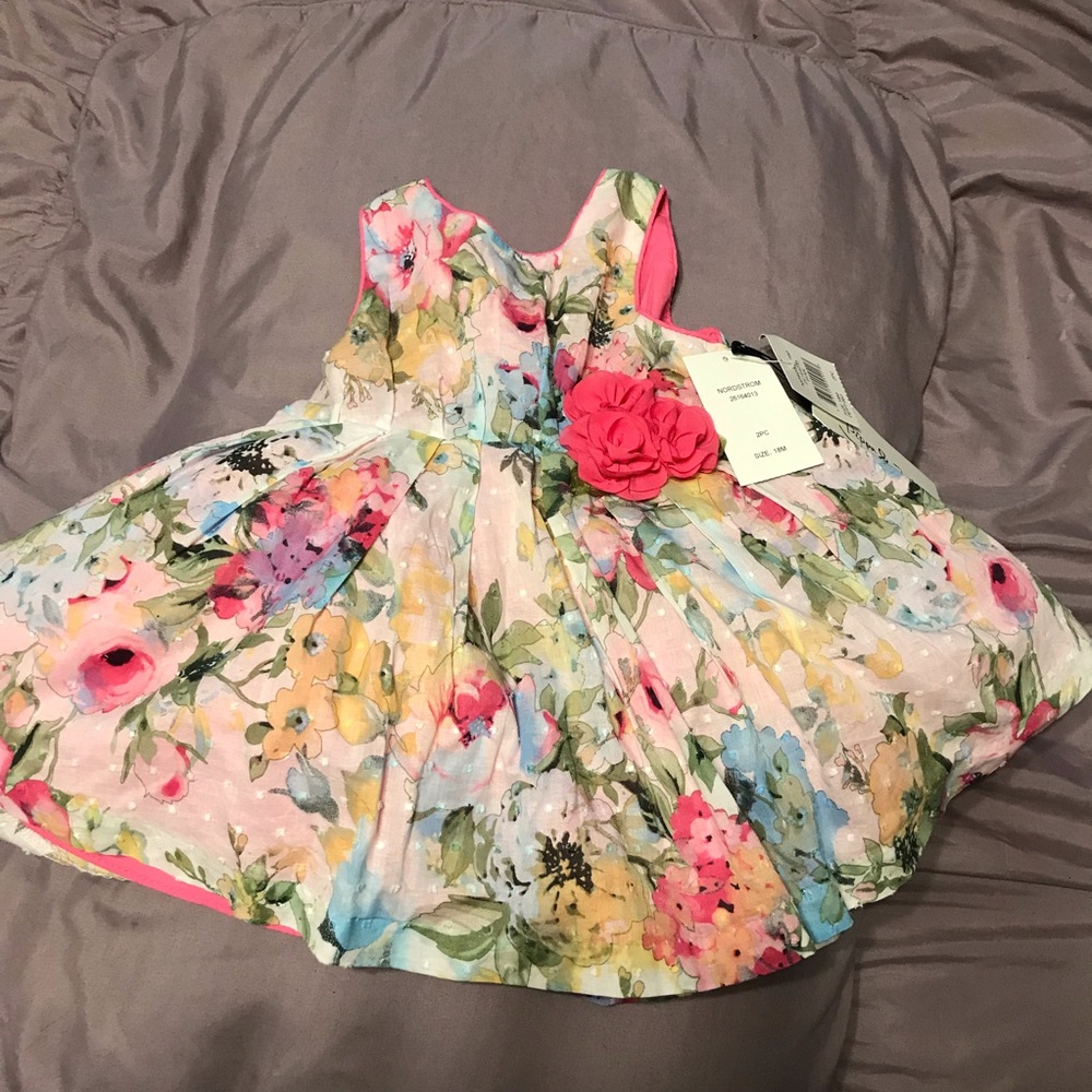 Pippa & Julie floral dress 18m